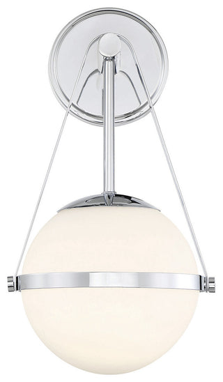 Polson 1-Light Wall Sconce, Polished Chrome
