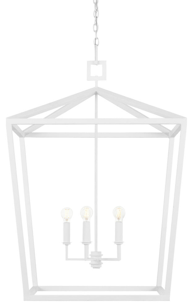 Denison White Large Chandelier