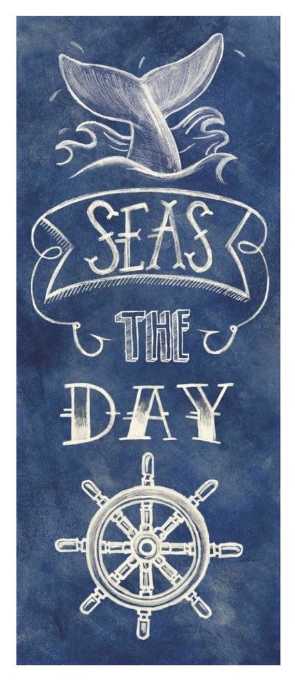 "Seas the Day" Digital Paper Print by Mary Urban, 22"x52"