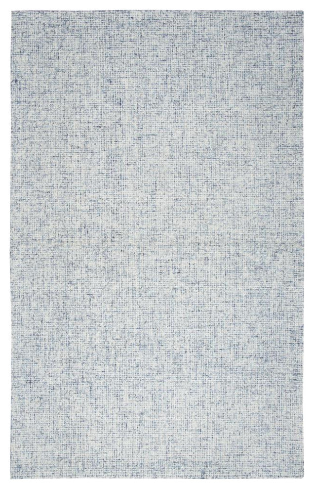 Rizzy Home Brindleton BR359A Blue Solid Area Rug, Rectangular 6'6"x9'6"