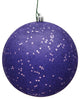 Vickerman N591066Dq 4" Purple Sequin Ball Ornament, 6 Per Bag
