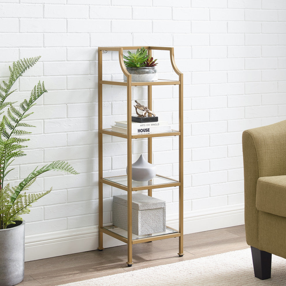 Aimee Short Etagere Soft Gold