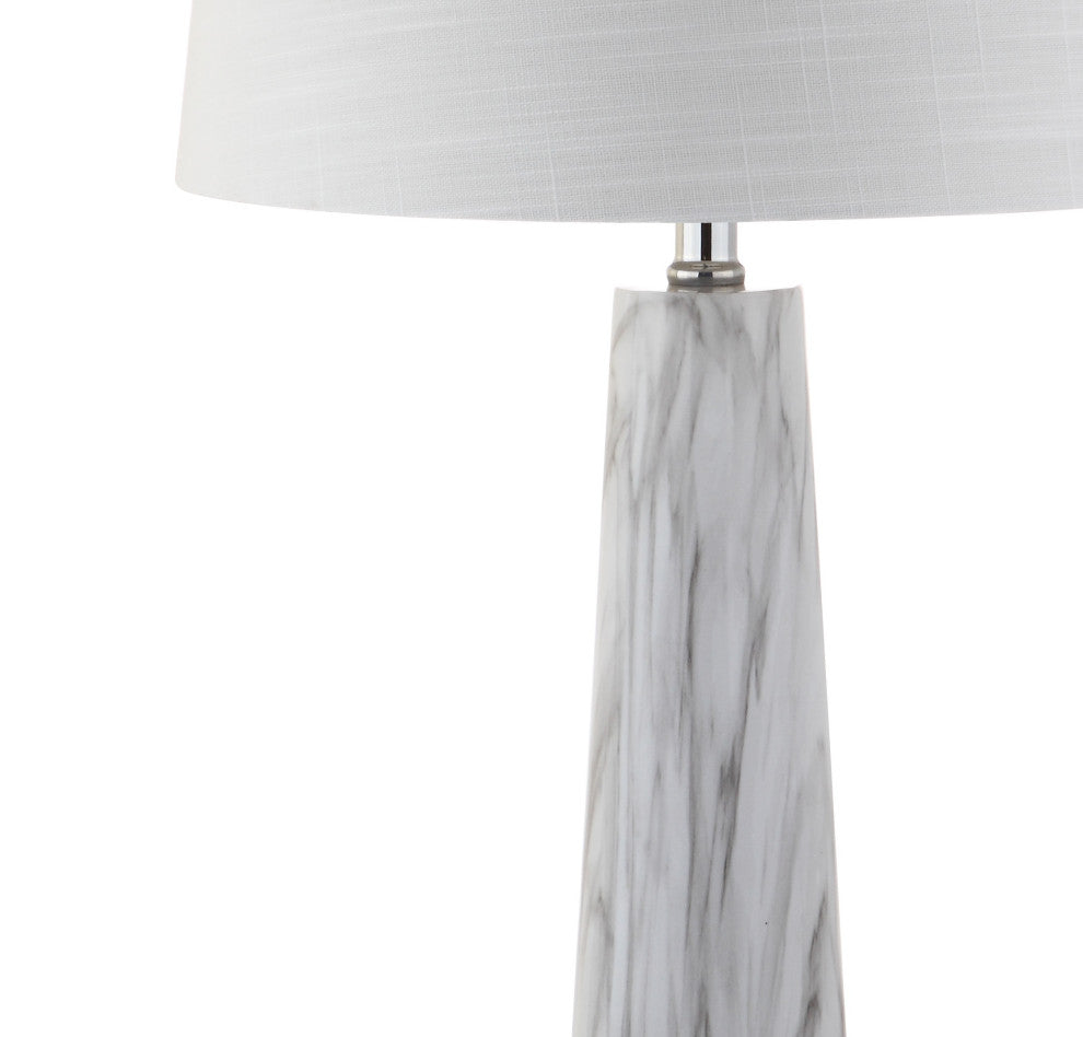 Bradley 29" Resin Table Lamp, Faux Marble