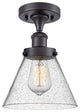 INNOVATIONS LIGHTING 916-1C-BK-G44 Large Cone 1 Light Semi-Flush Mount