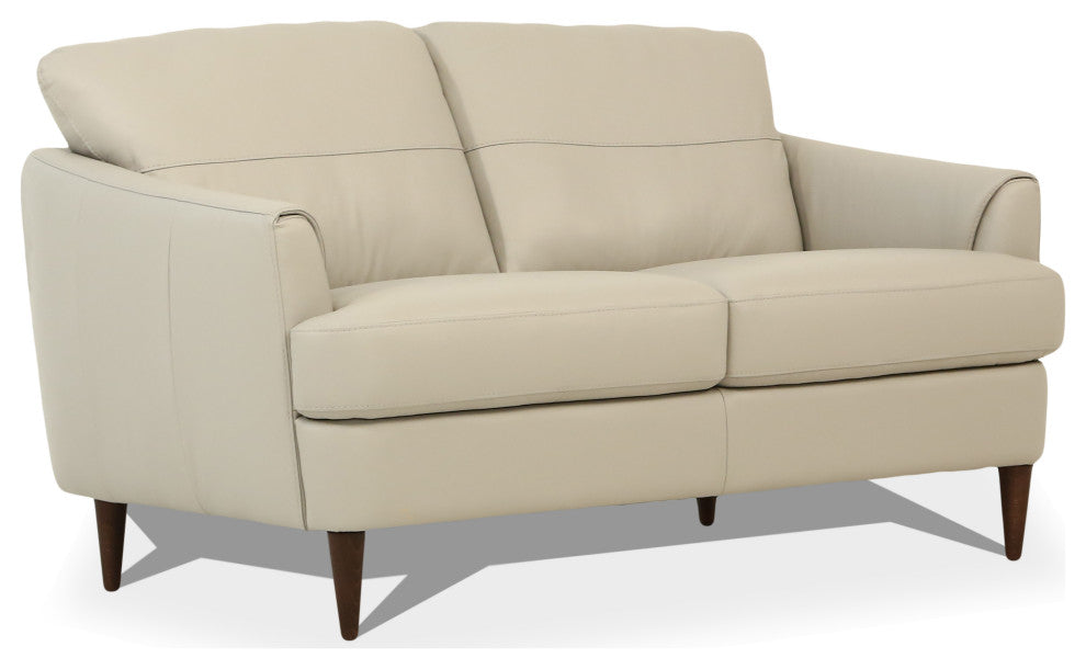 ACME Helena Loveseat, Pearl Gray Leather