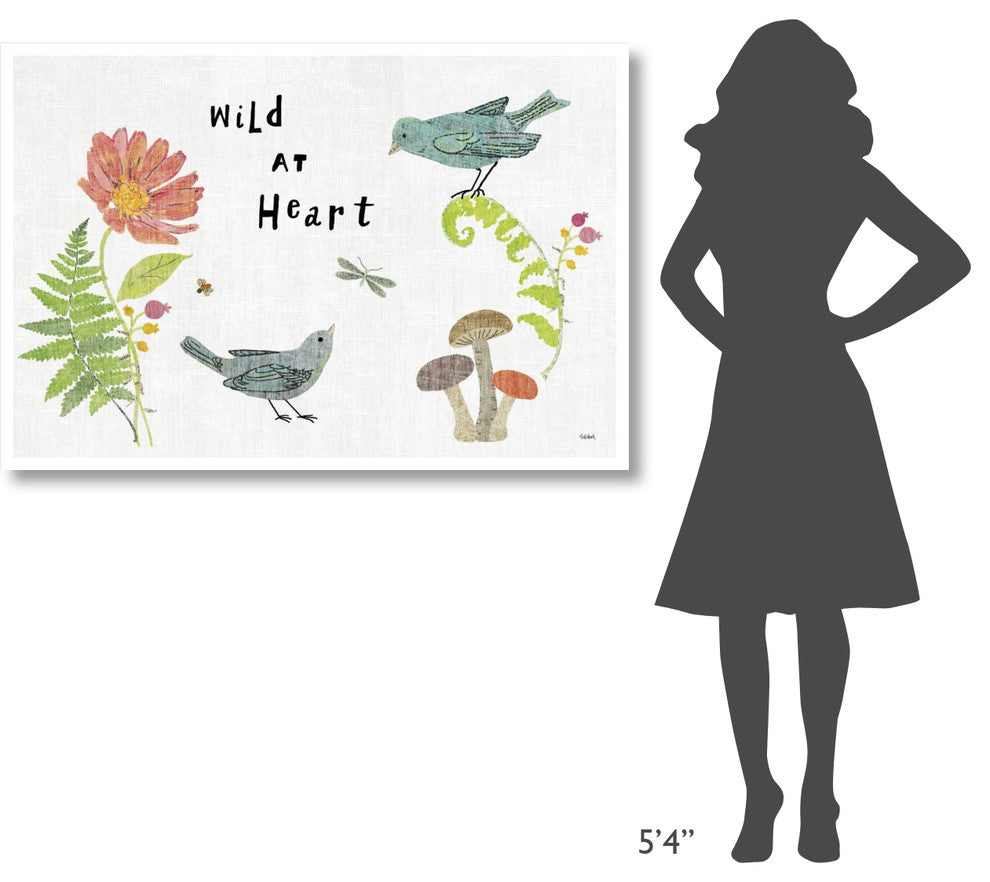 "Wild Wings I" Digital Paper Print by Sue Schlabach, 50"x34"
