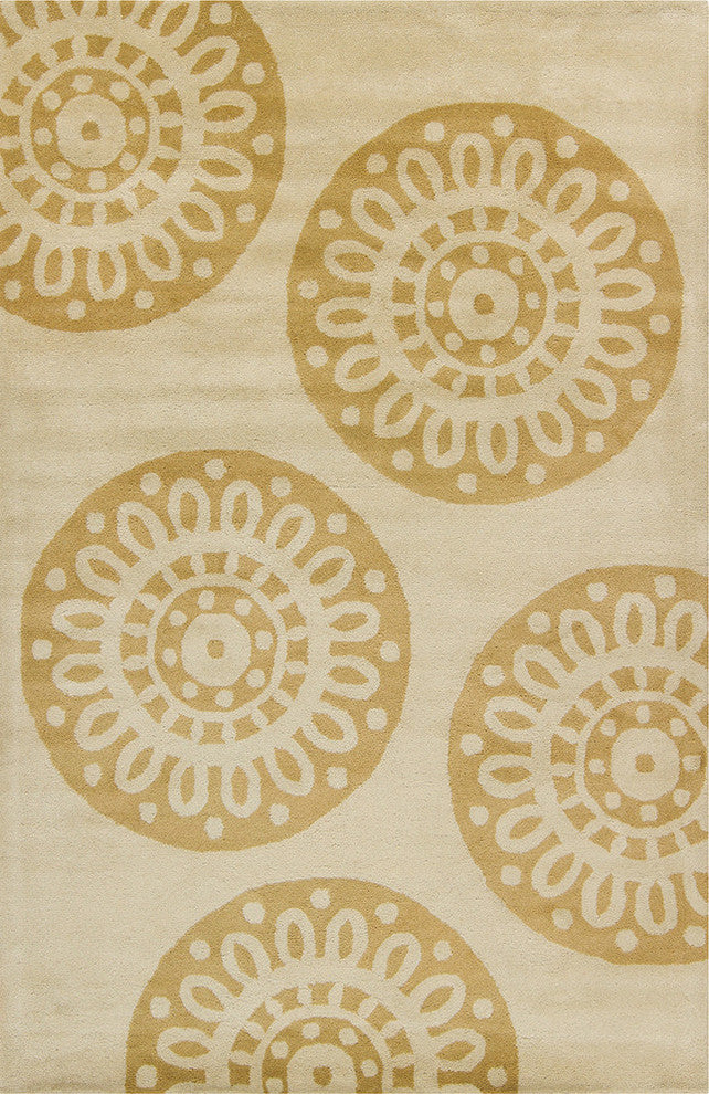 Allie Abstract Contemporary Area Rug, 5'x7'6"