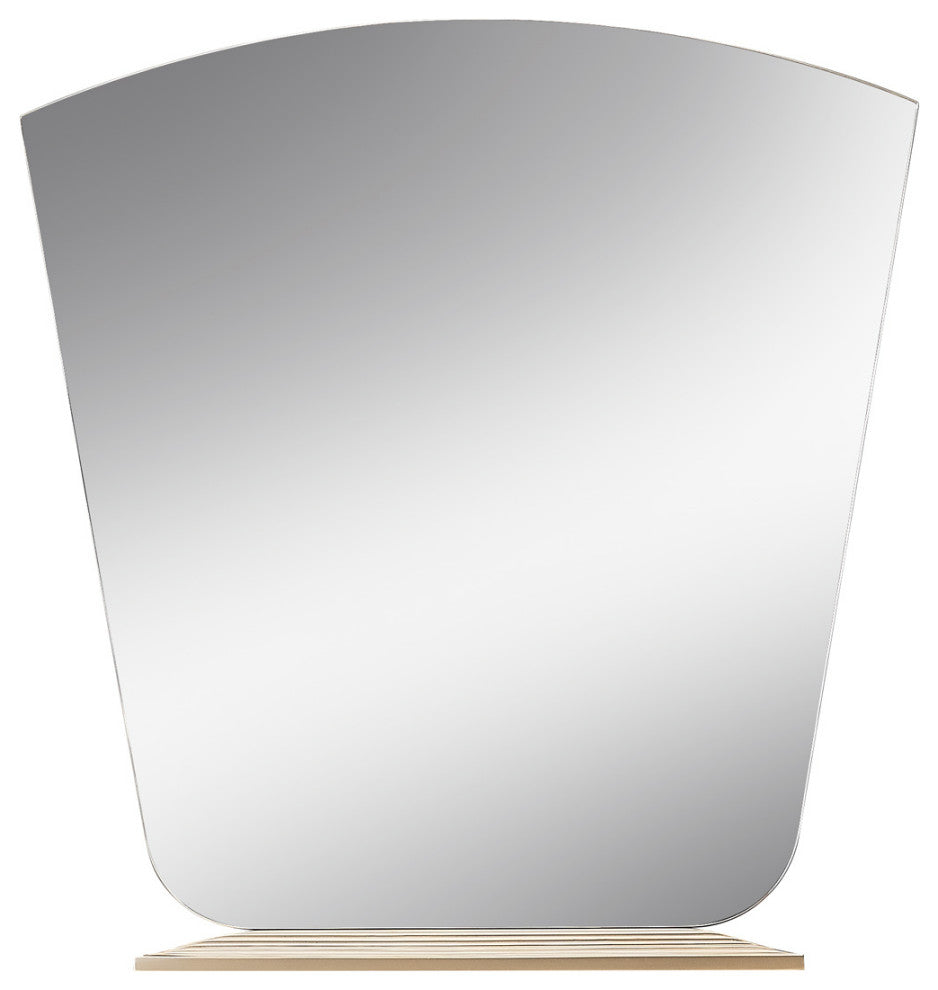 Malibu Crest Wood Vanity with Mirror - Blush