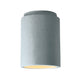 Radiance Cylinder Flush-Mount, Concrete, LED