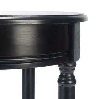 Safavieh Tinsley Round Accent Table, Black
