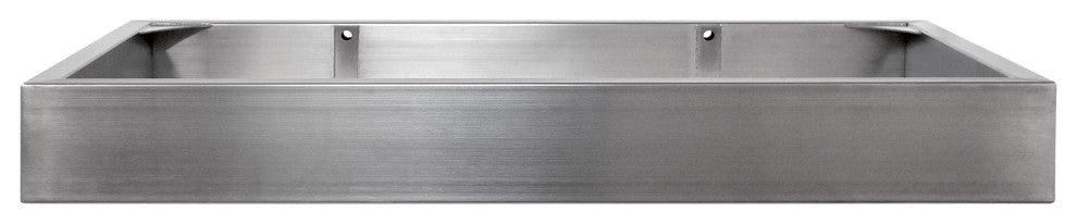 36" Zaca Vanity Base with NativeStone Trough in Ash