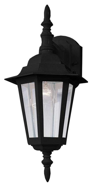 Maxim Builder Cast 1-Light Outdoor Wall Mount Black - 3002CLBK