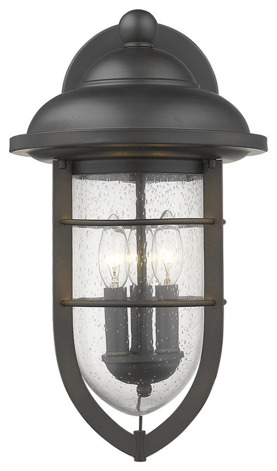 Dylan 3-Light Oil-Rubbed Bronze Wall Light