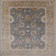 Ahgly Company Indoor Square Mid-Century Modern Area Rugs, 4' Square