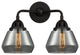 Innovations Lighting 288-2W-BK-G173-LED 2 Light 14.75" Bath Vanity Light