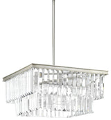 Progress Lighting Glimmer 4-Light Pendant, Silver Ridge, P500109-134