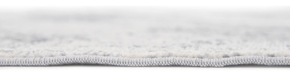 Unique Loom Dark Blue Chateau Jefferson 4' 0 x 4' 0 Round Rug