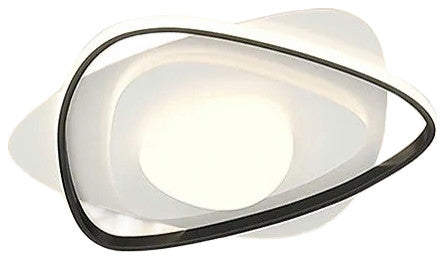 Triangle Creative Acrylic LED Ceiling Light For Bedroom, Living Room, Black