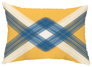 String Art 14"x20" Decorative Nautical Outdoor Pillow, Yellow
