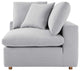 Modular Sectional Deep Sofa Set, Gray, Fabric, Modern, Lounge Hospitality