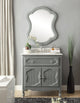34 inch Gray Knoxville Bathroom Sink Vanity With Matching Mirror