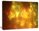 Blur Golden Sky with Stars, Oversized Abstract Canvas Art Print, 60x40