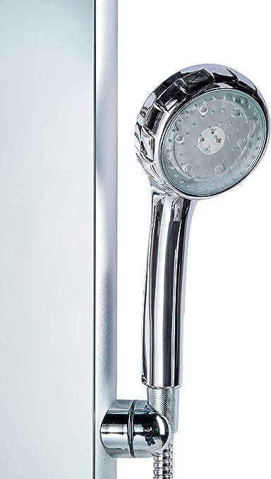 Blue Ocean 52" Aluminum SPA392M-L Shower Panel Tower with Rainfall Shower Head