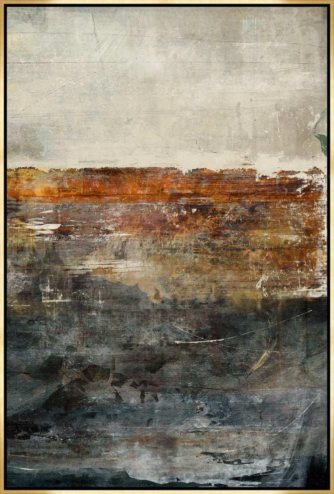 Lava Land, 31.25"x46.25", Gold Leaf Gallery Float