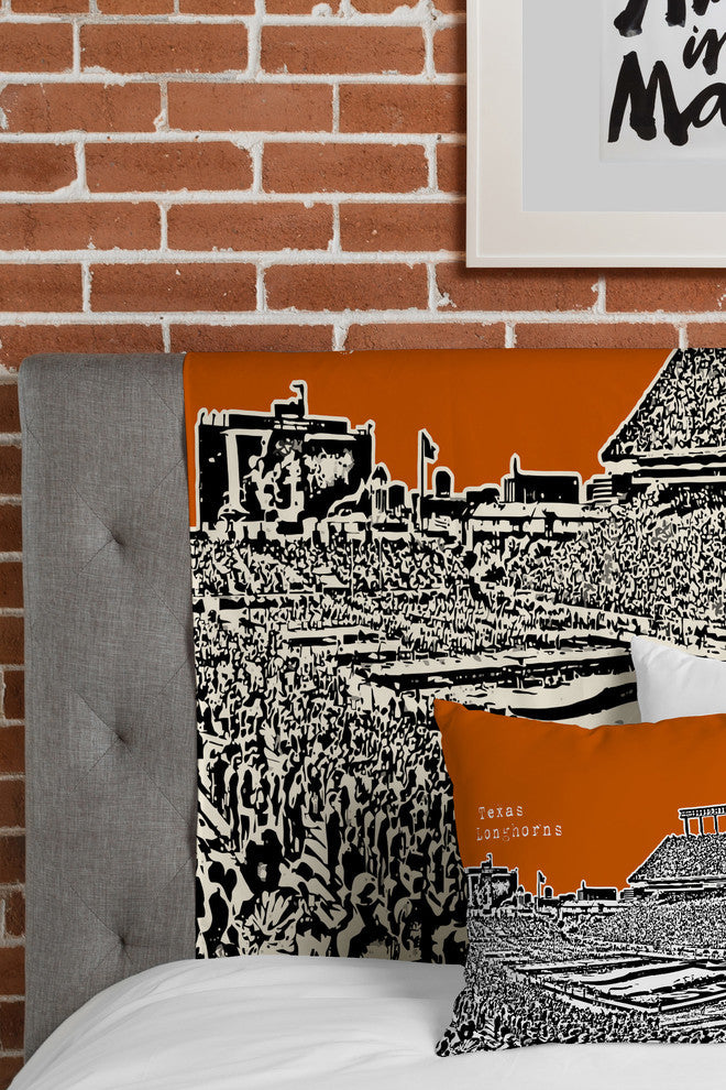 Deny Designs Bird Ave Texas Longhorns Orange Tapestry