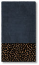 Linum Home Textiles Turkish Cotton Spots Embellished Bath Towel, Midnight Blue
