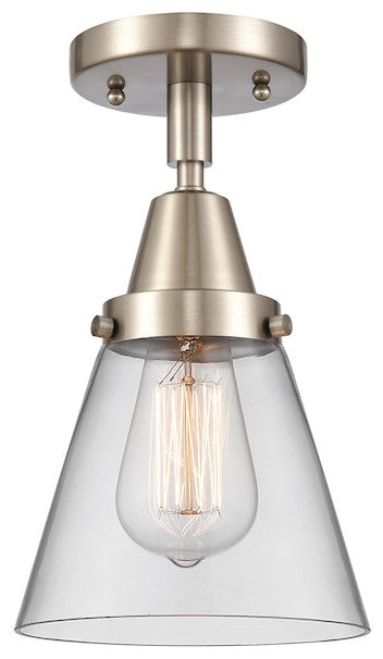 INNOVATIONS LIGHTING 447-1C-SN-G62 Small Cone Flush Mount