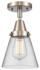INNOVATIONS LIGHTING 447-1C-SN-G62 Small Cone Flush Mount