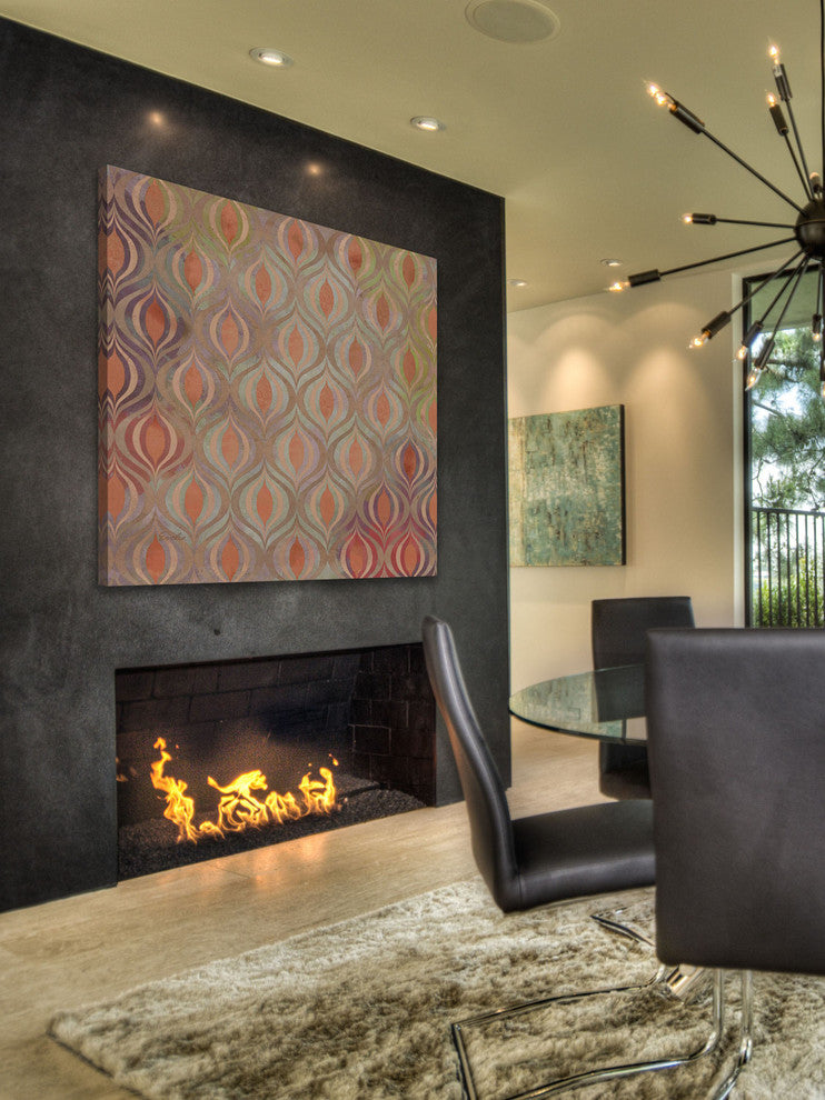 "Pattern" Painting Print on Canvas by Evelia
