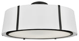 Fulton 6-Light Ceiling Mount, Matte Black