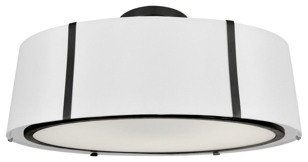 Fulton 6-Light Ceiling Mount, Matte Black