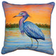 Heron & Sunset Small Indoor/Outdoor Pillow 12x12 - Set of Two
