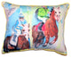 Starting Gate Small Outdoor/Indoor Pillow 11x14 - Set of Two