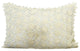 Ivory Rectangular Pillow Covers 12"x22" Cotton, Cozy Crochet