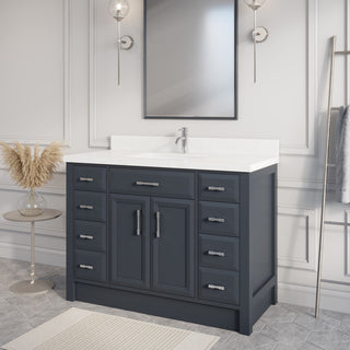 Calais 48" Bathroom Vanity, Pepper Gray