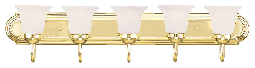 Riviera Bath Light, Polished Brass