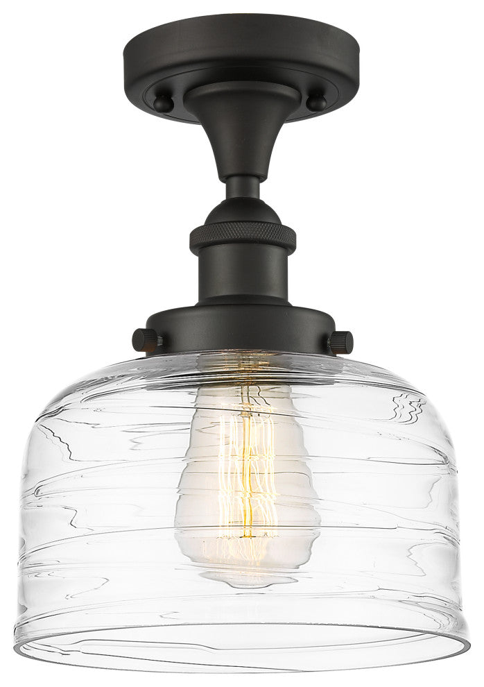 Innovations 916-1C-OB-G713-LED 1-Light Semi-Flush Mount, Oil Rubbed Bronze