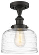Innovations 916-1C-OB-G713-LED 1-Light Semi-Flush Mount, Oil Rubbed Bronze