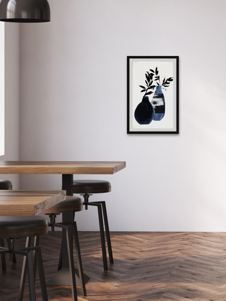 "Elegant Ferns" Framed Painting Print, 12x18