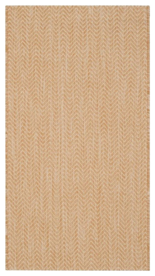 Safavieh Courtyard 8' X 11' Power Loomed Rug in Natural and Cream