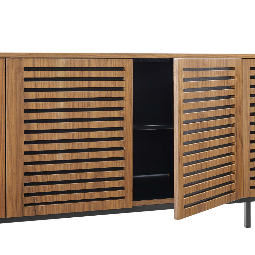 Parker 73" Tall TV Stand Walnut
