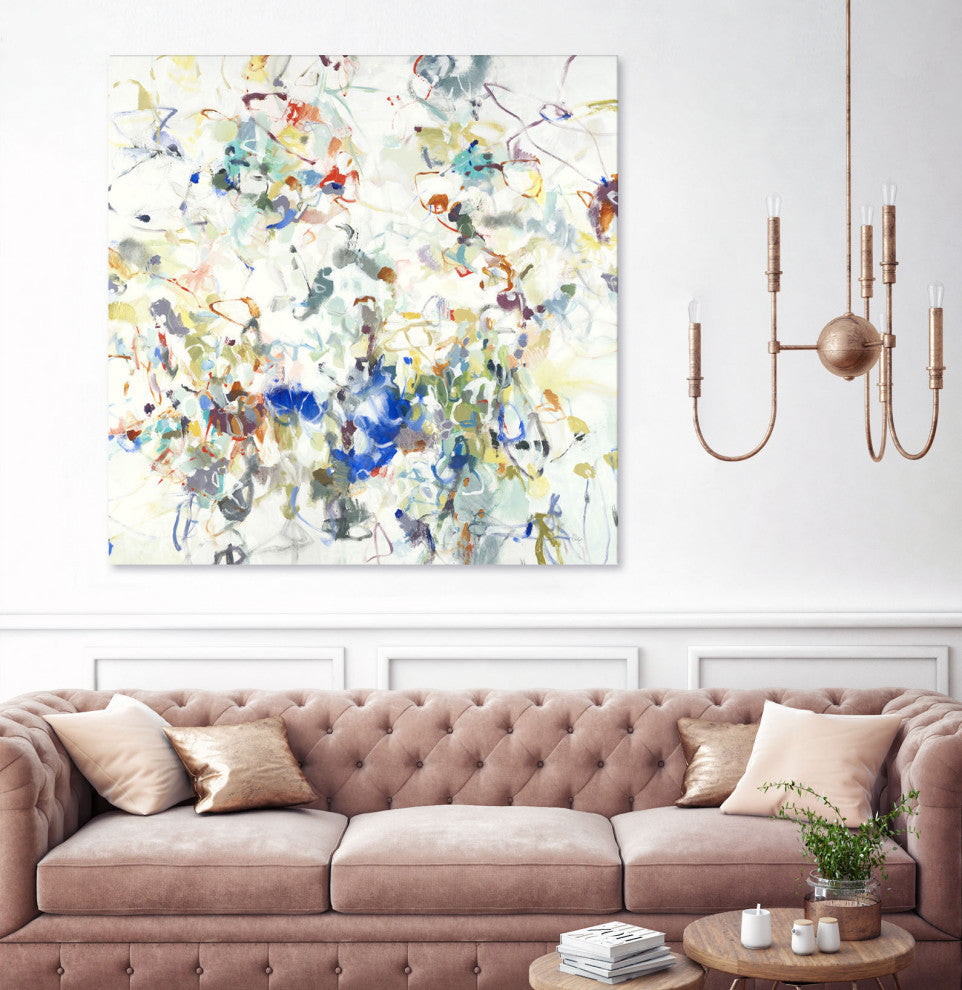 Party Time III - 84 x 84 by Lisa Ridgers