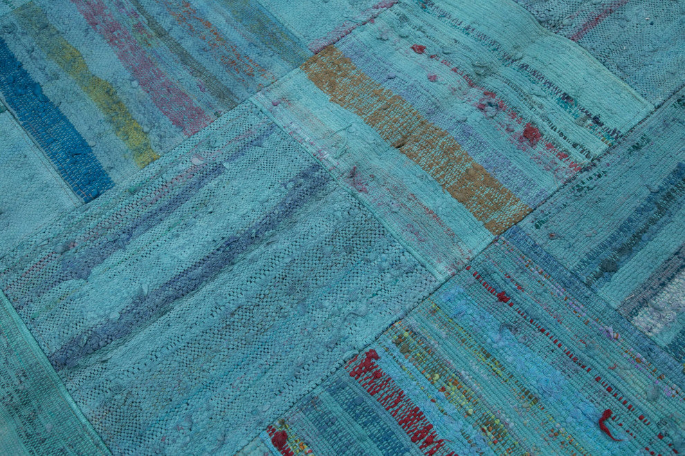 Rug N Carpet - Handmade Anatolian 6' 8'' x 10' 1'' Unique Patchwork Kilim Rug