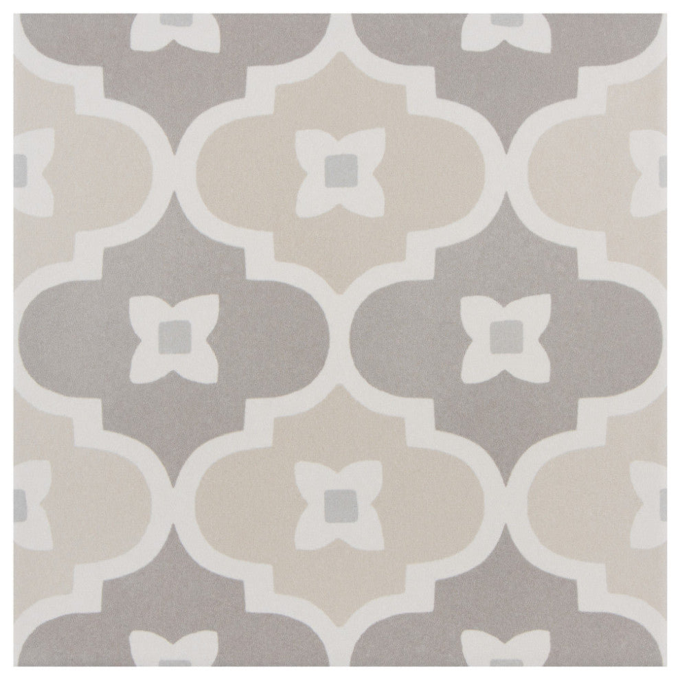 Caprice Pastel Bowtie Porcelain Floor and Wall Tile