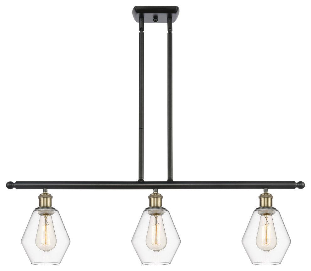 Innovations 516-3I-BAB-G652-6 3-Light Island Light, Black Antique Brass