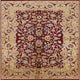 Ahgly Company Indoor Square Mid-Century Modern Area Rugs, 4' Square
